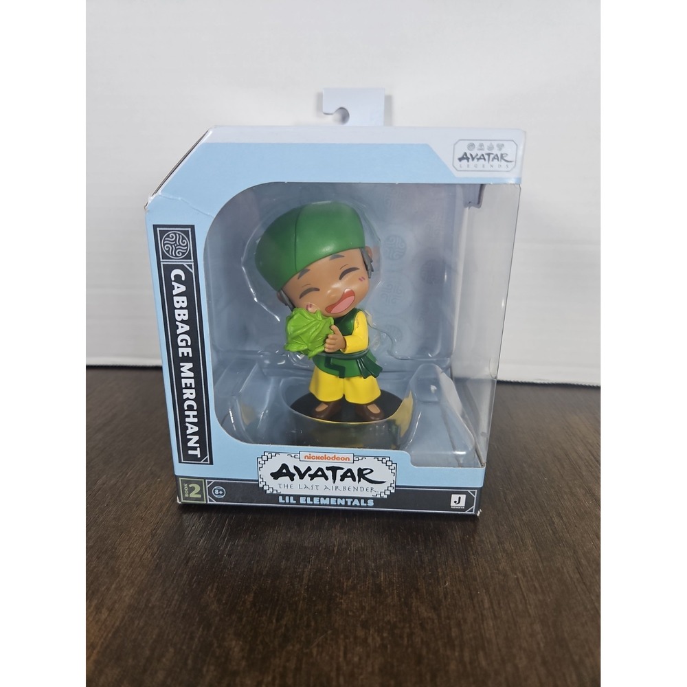Cabbage Merchant Avatar The Last Airbender Lil Elementals Jazwares Figure New